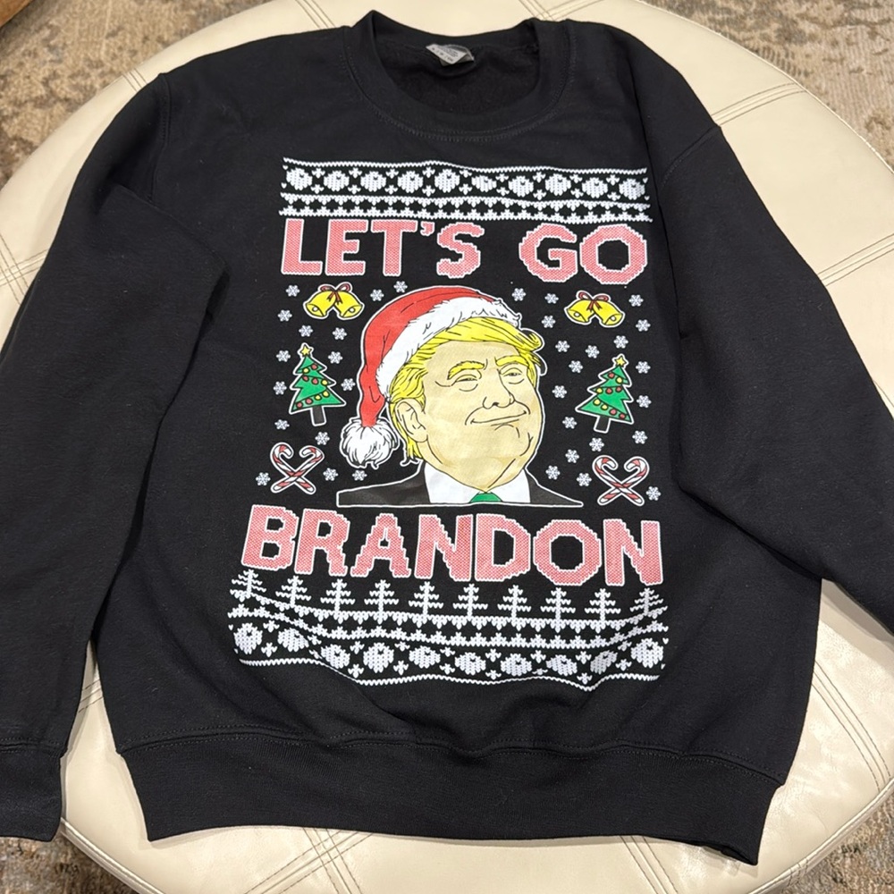 Ugly Christmas Sweater - Donald Trump “Let’s Go Brandon”